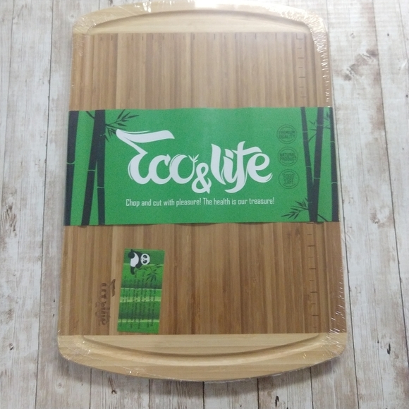 XL Bamboo Cutting Board Organic Eco & Life - Picture 11 of 14